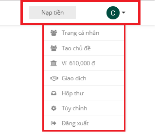 Hướng dẫn Nạp tiền và Mua sách