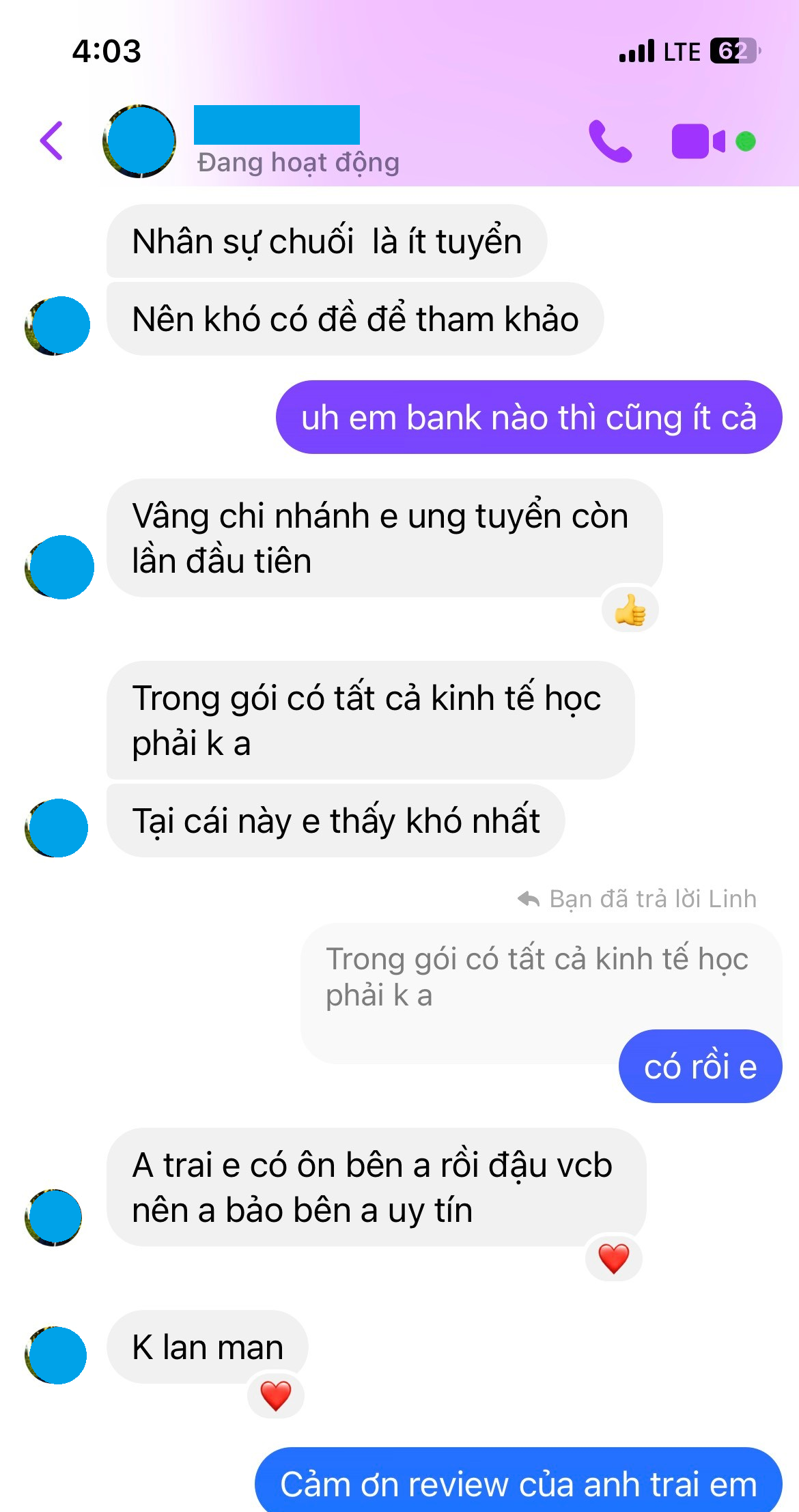 Cảm nhận khách hàng