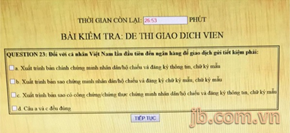 Thi & PhӤng vẂn vĖo ACB