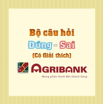 Bộ câu hỏi Đúng-Sai ôn thi Agribank