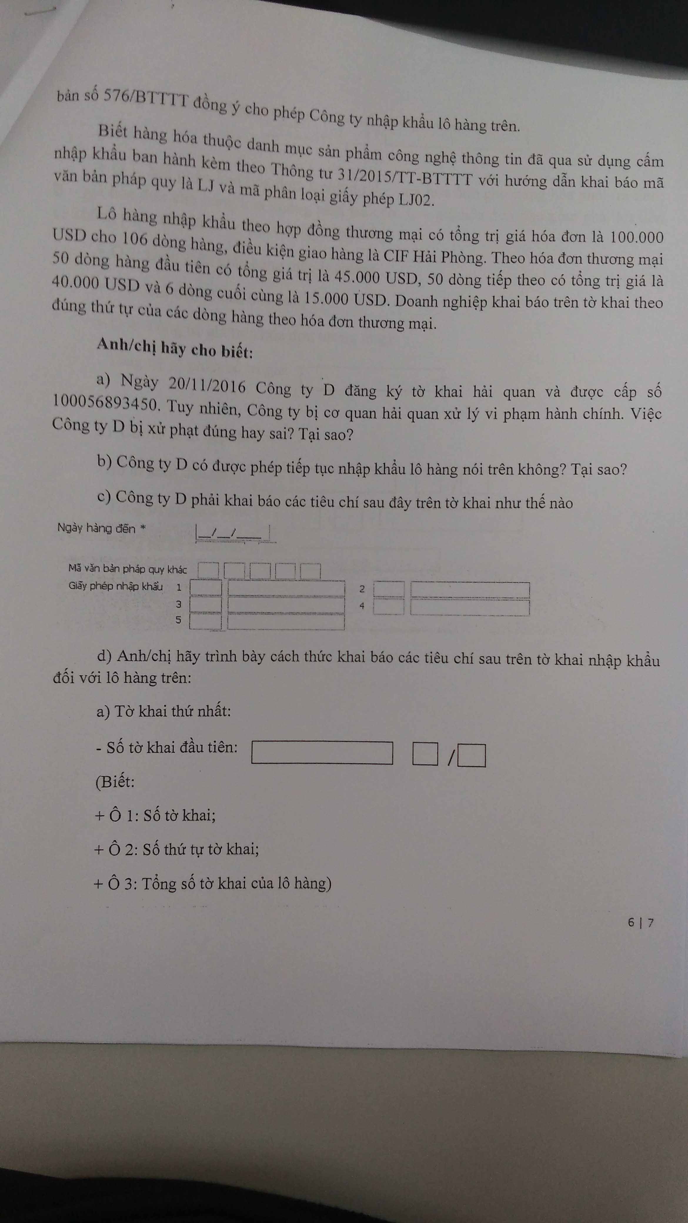 Tổng hợp Đề thi Hải Quan các năm - Ôn thi Hải Quan 2021